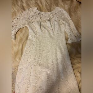 Lilly Pulitzer white lace dress